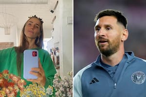 Las fotos del encuentro entre Ámbar de Benedictis y Lionel Messi