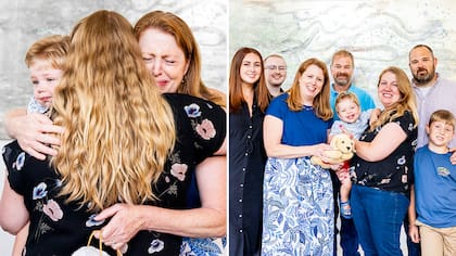 Ambas familia decidieron mantener el contacto luego de un acto desinteresado que los unió