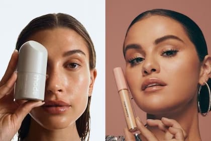 Ambas mujeres tienen su empresa de cosméticos (Fotos Instagram @rhode /@rarebeauty)