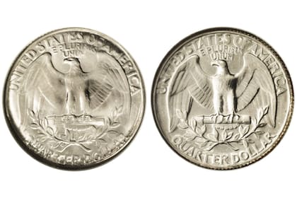 Ambas partes de la moneda muestra el diseño destinado para el reverso