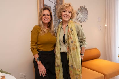 Ambas participantes de ediciones anteriores, Gaby López Monzón, creadora del Estudio C'est Moi, y Cecilia James, dueña del exclusivo local de muebles Desde Asia.