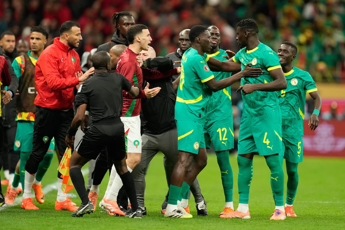 Senegal e Marrocos. a sanção que receberam pela sua desgraça na final da Taça das Nações Africanas