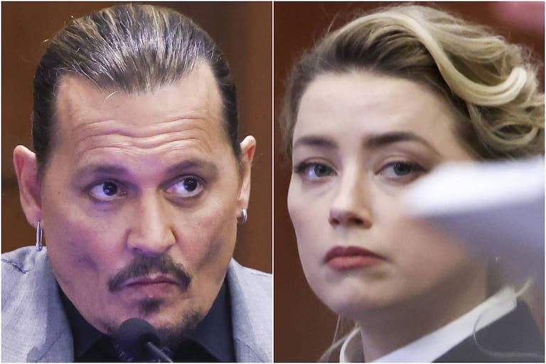 La reacción de Amber Heard en pleno juicio al escuchar un audio donde Johnny Depp dice que la odia - LA NACION