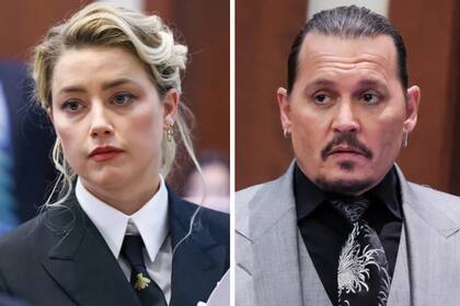 Amber Heard y Johnny Depp, enfrentados en la justicia (Foto: AP) 