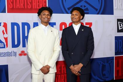 Amen y Ausar Thompson fueron seleccionados por Houston Rockets y Detroit Pistons, en los puestos 4 y 5, respectivamente