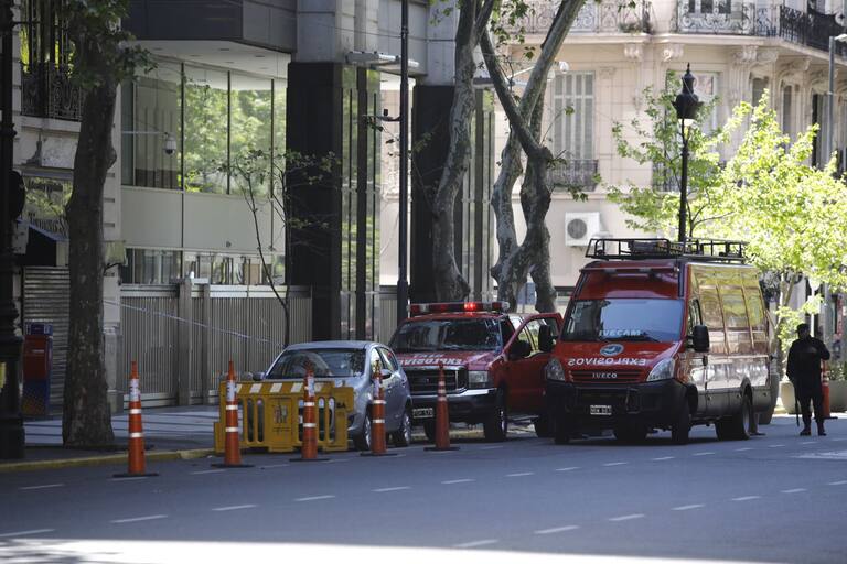 Amenaza de bomba en la embajada de Israel en Buenos Airers