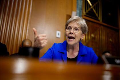 La senadora demócrata Elizabeth Warren.