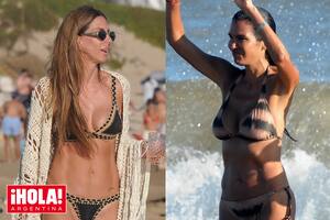 Amigas y cómplices, Mili y Gaby son fanáticas de la moda (bajan a la playa con looks de tendencia) y de la vida saludable.