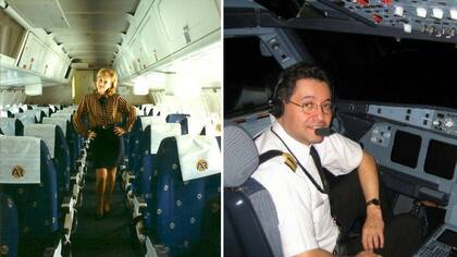 Amor en el aire: la azafata y el capitán