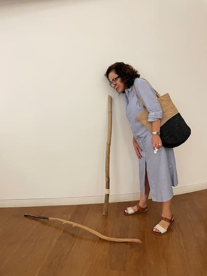 "Amor mía" (2024), instalación con "pinturas para escuchar", de Sofía Bohtlingk y Julieta García Vázquez