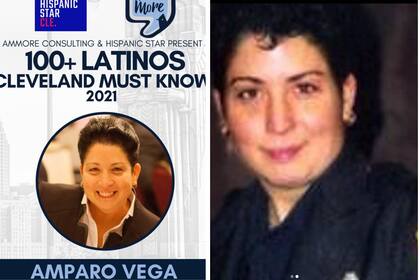 Amparo Vega estuvo entre los latinos más destacados de Cleveland en 2021 (Instagram: @cuffnstuffshop)