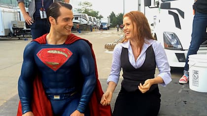 Amy Adams y Henry Cavill