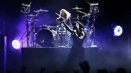 Amy Lee, de vuelta con su banda en la Argentina