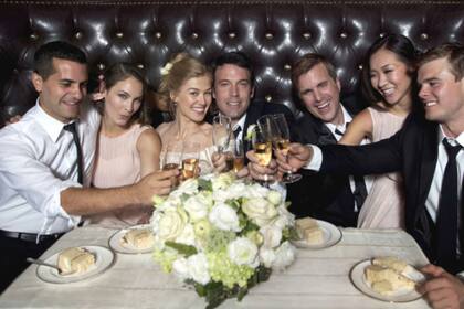 Amy (Rosamund Pike) y Nick (Ben Affleck) se casan en Perdida, el principio del fin