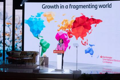 Ana Botín, en la apertura de la International Banking Conference del Santander