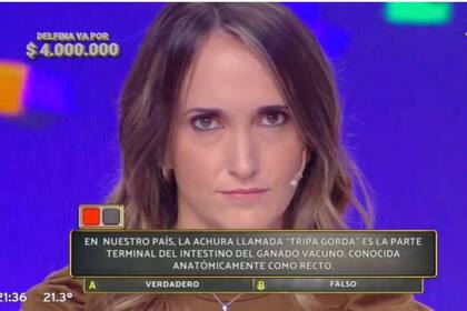 Ana Cuesta, la participante de Los 8 escalones de los 2 millones que no supo responder el interrogante que le provocó rechazo a Nicole Neumann