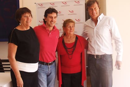 Ana Fernández Lobbe, Julio y Nancy Bocca y Claudio Marangoni