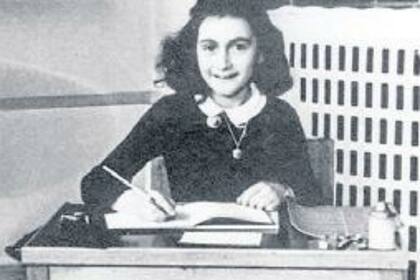 Ana Frank durante una de sus jornadas de estudio