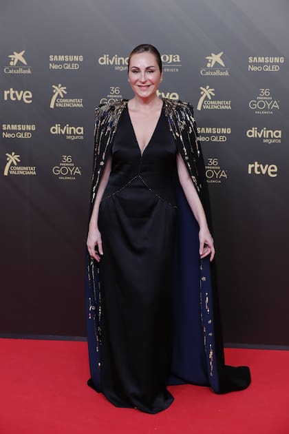 Ana Milán en la alfombra roja de los Premios Goya 2022