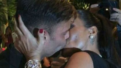 Ana Paola y Ricky, a puro beso