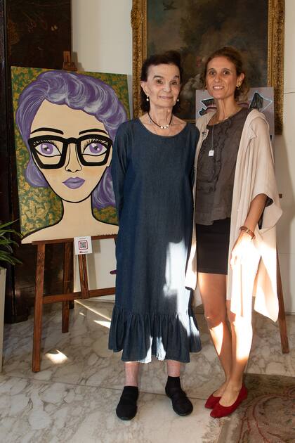 Ana Peralta Ramos y su hija Milagros Firpo.