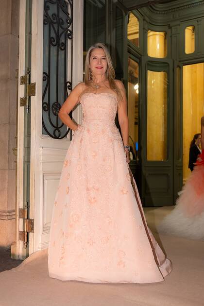 Ana Rusconi también llevó un diseño de De la Renta.