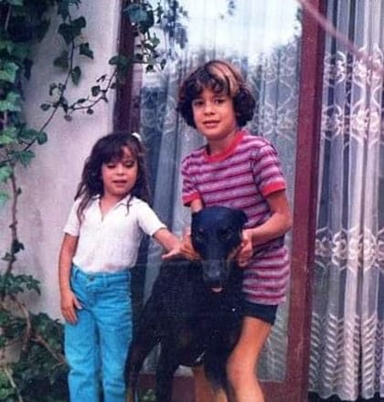 Ana y su hermano siempre fueron compinches