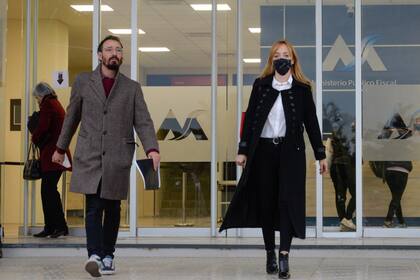 Anabel Fernández Sagasti, tras presentar la denuncia penal en el Ministerio Público Fiscal de Mendoza