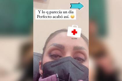 Anahí se mostró desde el hospital por la perforación de su tímpano