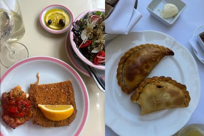 Anais probó los platos típicos de Argentina (Foto: @gallagher_anais)