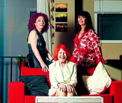 Analía Caviglia, Nelly Vázquez e Irma Ferrazzi, algunas de las intérpretes