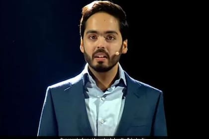 Anant Ambani, con 23 años, es el más chico de la familia