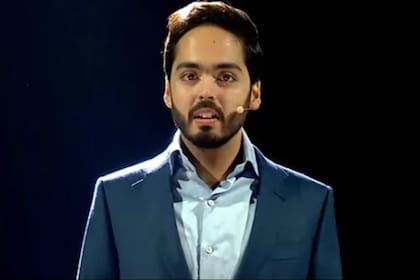 Anant Ambani, con 23 años, es el más chico de la familia