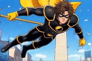 Con un superhéroe animado, Milei lanzó su redes oficiales en inglés