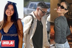 Andanin Vilas, Ezequiel "Pocho" Lavezzi y Carla Pereyra.