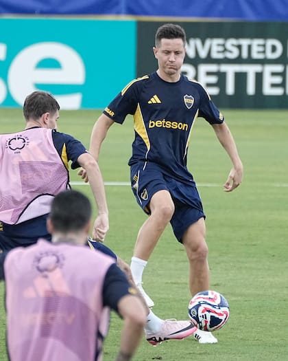 Ander Herrera en un entrenamiento previo al Mundial de Clubes