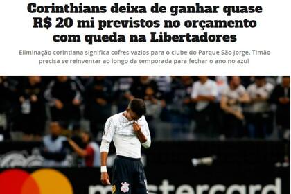 "Arcas vacías para el club", la eliminación de Corinthians será perjudicial para la economía del club en 2020