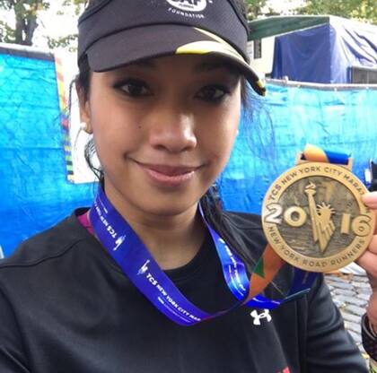 "Corrí con todo hoy y dejé todo en la ruta. Todo el entrenamiento rindió su fruto y clasifiqué para la maratón de Boston", fue el mensaje de la tramposa Cindy en su Instagram