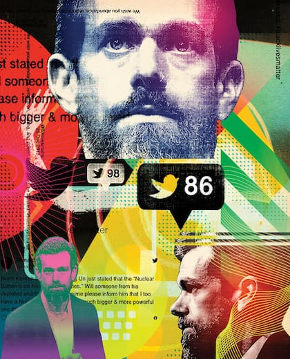 "Cuando cierro la app, quiero haber aprendido algo nuevo. Quiero que cada persona que usa Twitter se vaya empoderada", dice Dorsey. "Ahora solo me siento abrumado."