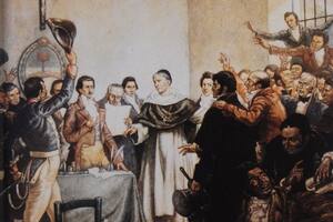 "El Congreso de Tucumán" de Antonio González Moreno