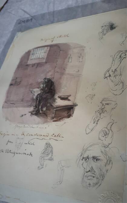 "Fagin In The Condemned Cell", de George Cruikshank