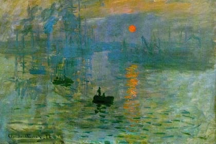 "Impresión, sol naciente", de Claude Monet