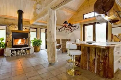 El hogar, centro de un ámbiente cálido de la mansión de Tiger