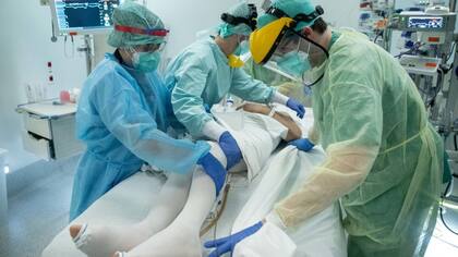 "Las unidades de cuidados intensivos de Bélgica no han superado el 58% de su capacidad de camas"