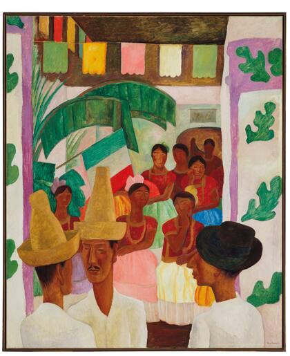 "Los rivales", pintura encargada por Abby Rockefeller a Diego Rivera y exhibida en el MoMA, se rematará en mayo