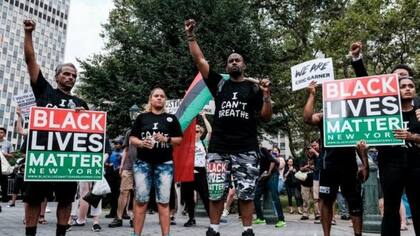"No puedo respirar" se convirtió en un grito de guerra de activistas de los derechos de los afrodescendientes