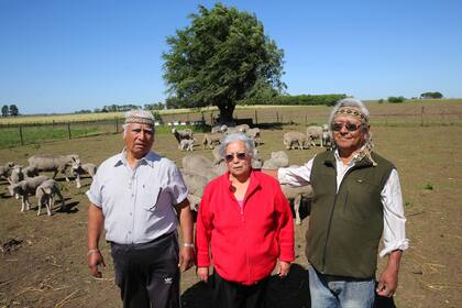 María Ester Ancay, Julián Rojas Lincoqueo y Horacipo Rodolfo Inaipil