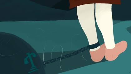 Ilustración del caso de Leticia Tanzi Lucas, muerta a puñaladas en octubre de 2018 a los 13 años en São Paulo, Brasil