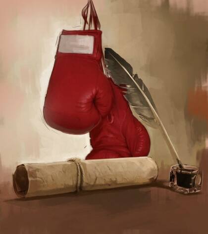 "Polvorita" Gómez, los guantes y la poesía