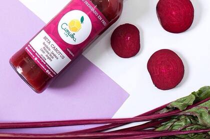 "Si en Colombia abrís la heladera de cualquier casa encontrás por lo menos dos jarras de jugo natural", dice Bustamante